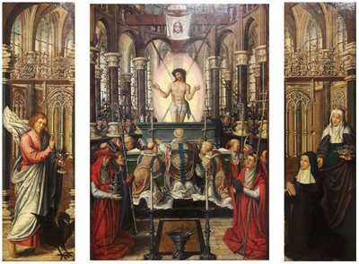 La messa di San Gregorio da Israhel van Meckenem